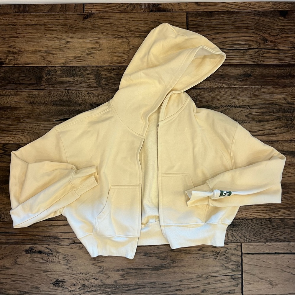 Daily Drills Cropped Fleece Zip Hoodie - Picture 2 of 7